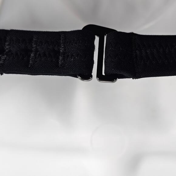 Athleta Black Offshore Paddle One-Piece High Neck Halter Swimsuit Medium - Picture 7 of 15